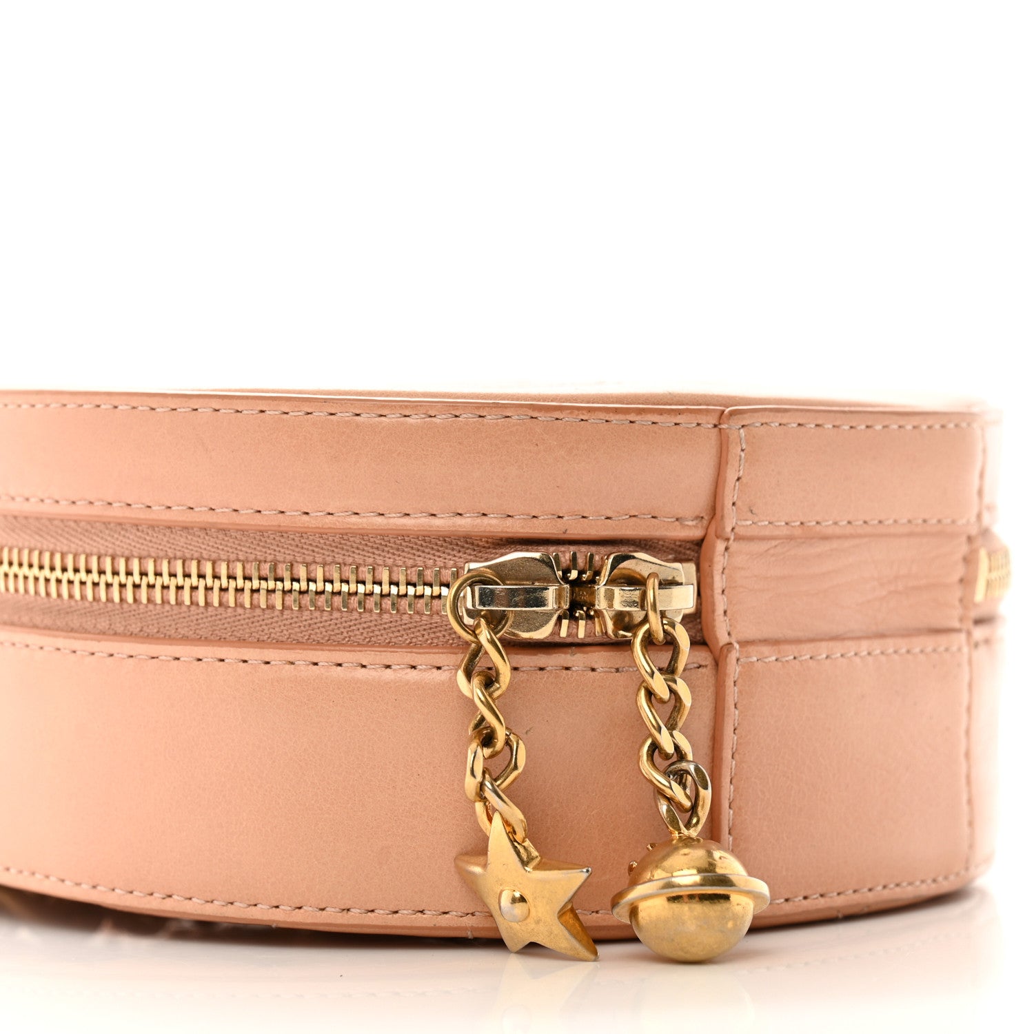 Chanel Glazed Calfskin Round As Earth Evening Bag Beige 9 of 16