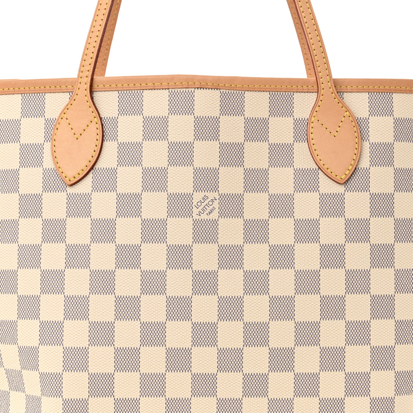 Damier Azur Neo Neverfull MM Rose Ballerine
