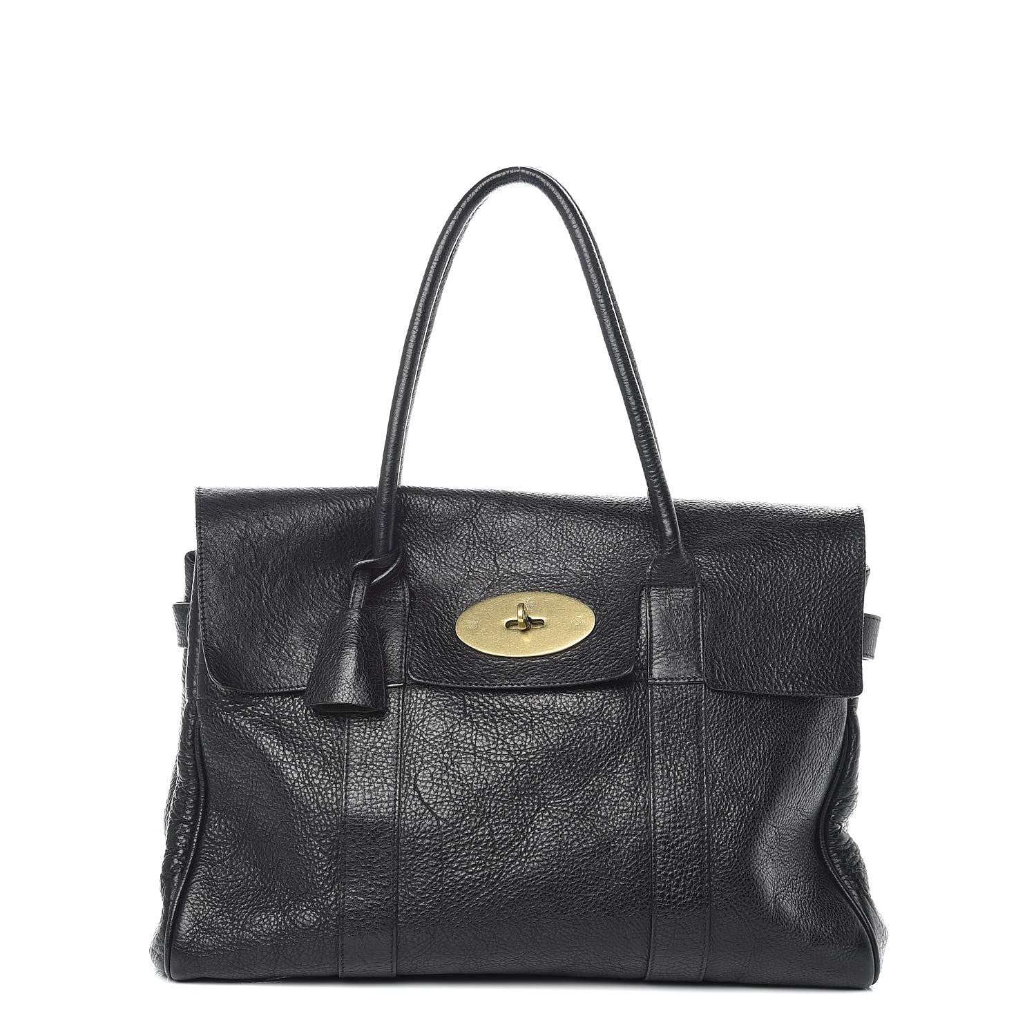 Mulberry Natural Leather Small Bayswater Black 1 of 10