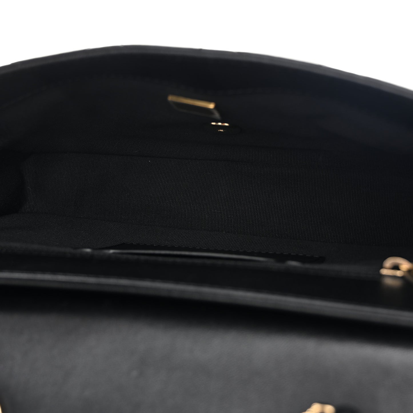 Lambskin Quilted Small Flap Bag Black