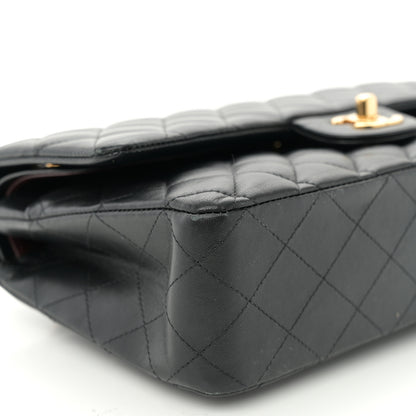 Chanel Lambskin Quilted Medium Double Flap Black 9 of 12