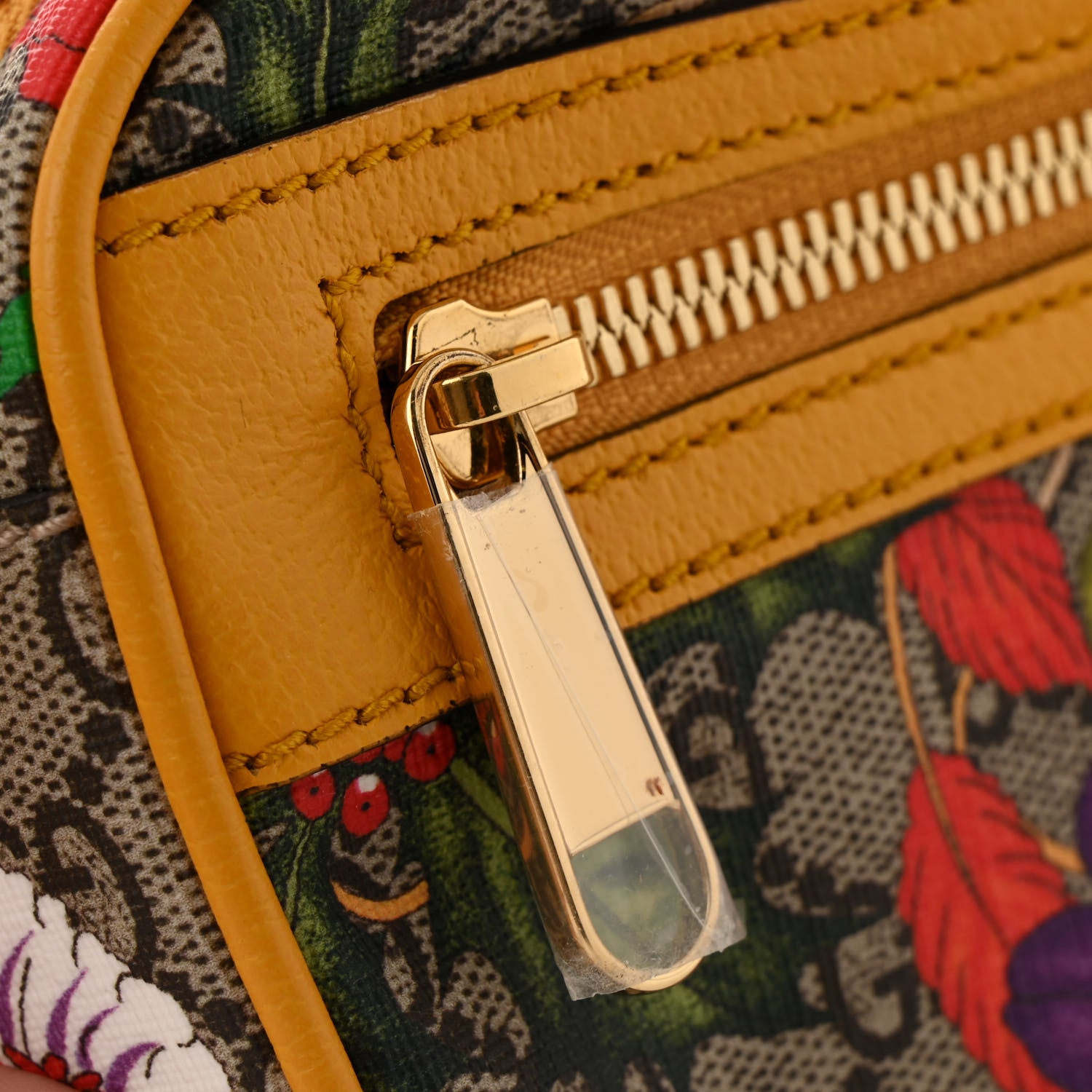 Gucci GG Supreme Monogram Flora Medium Ophidia Belt Bag Beige Multicolor Crop 11 of 11