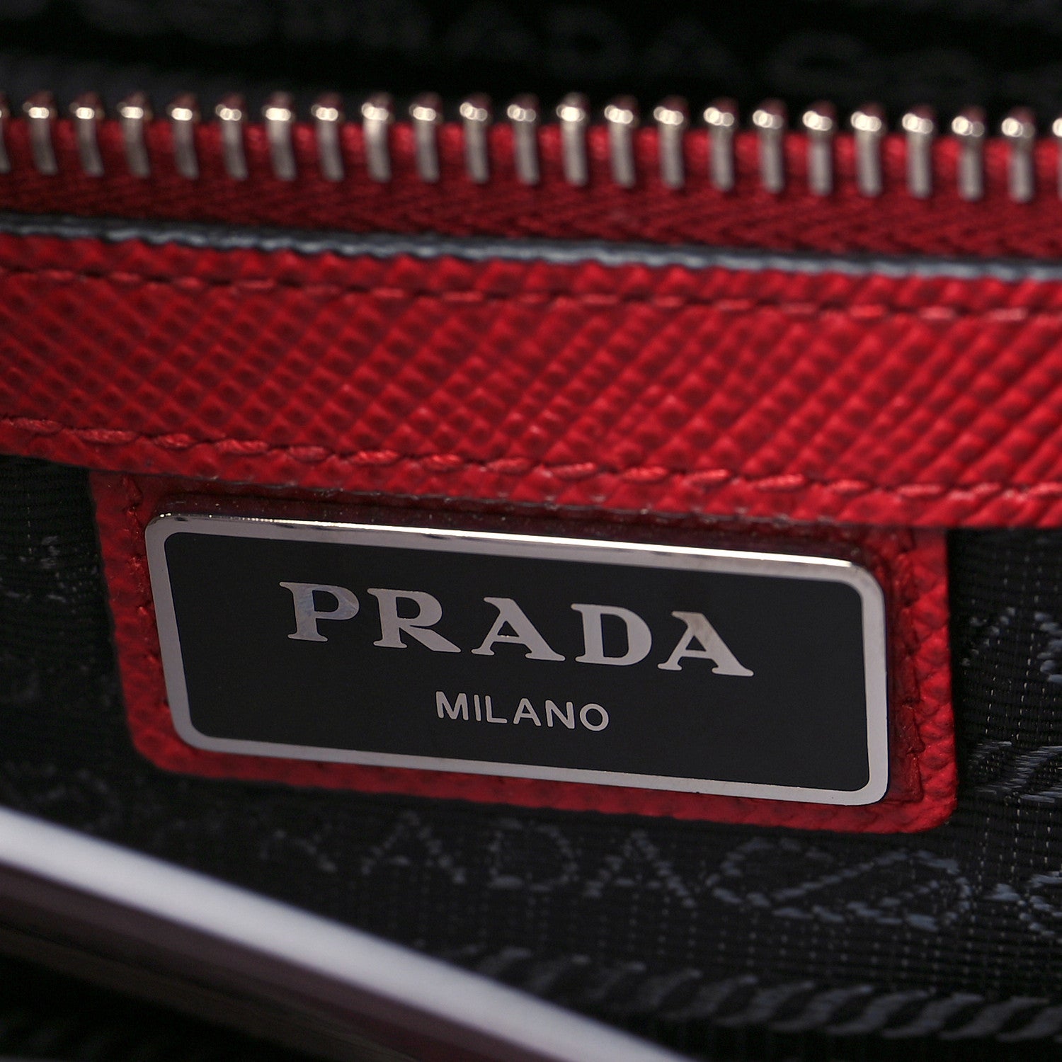 Prada Saffiano Medium Portfolio Tote Fuoco 6 of 8