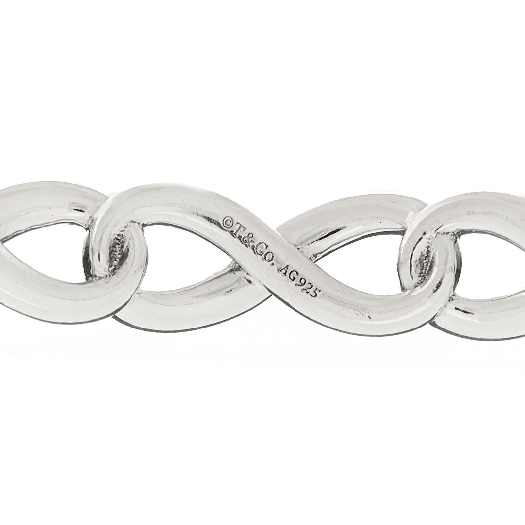 Sterling Silver Infinity Bangle Bracelet