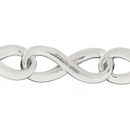 Tiffany Sterling Silver Infinity Bangle Bracelet 3 of 3