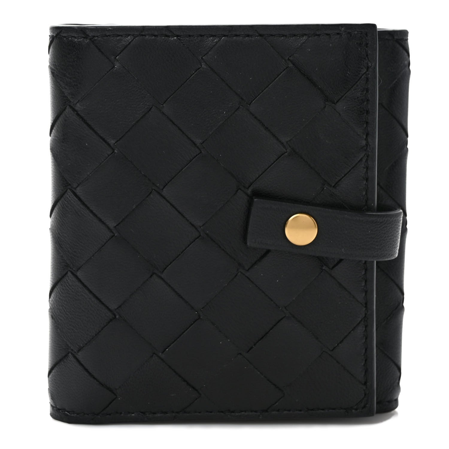 Bottega Veneta Nappa Intrecciato Wallet Black 1 of 6