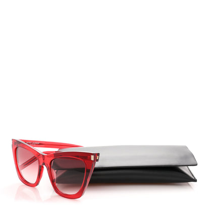 Saint Laurent New Wave SL214 Kate Cat Sunglasses Red 7 of 7