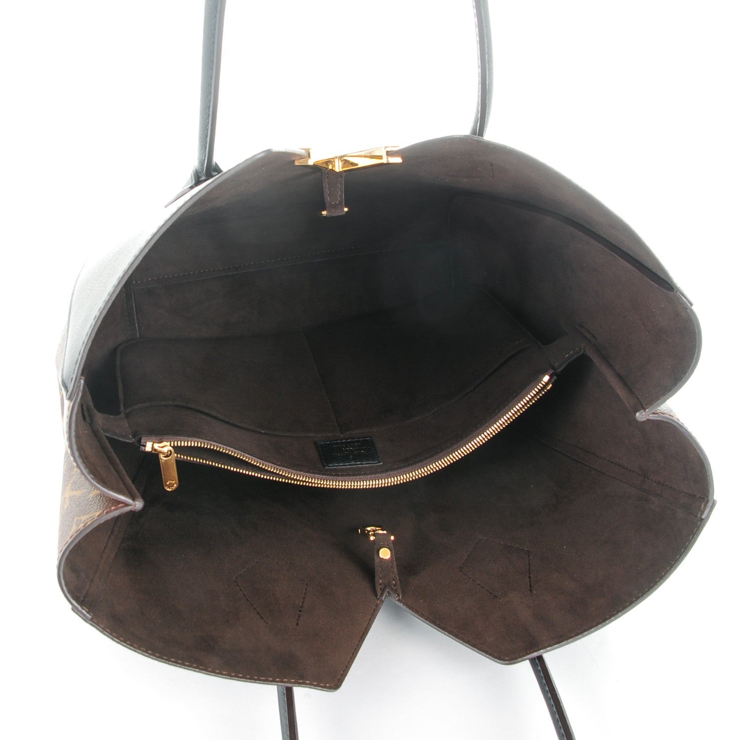 Louis Vuitton Calfskin Monogram Kimono Tote Black 5 of 8