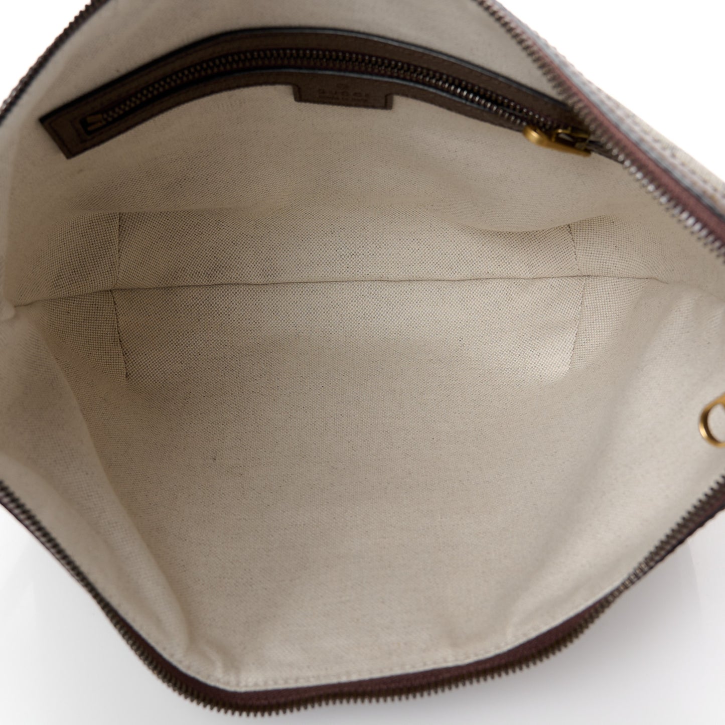 GG Supreme Monogram Web Small Ophidia Half Moon Hobo Brown