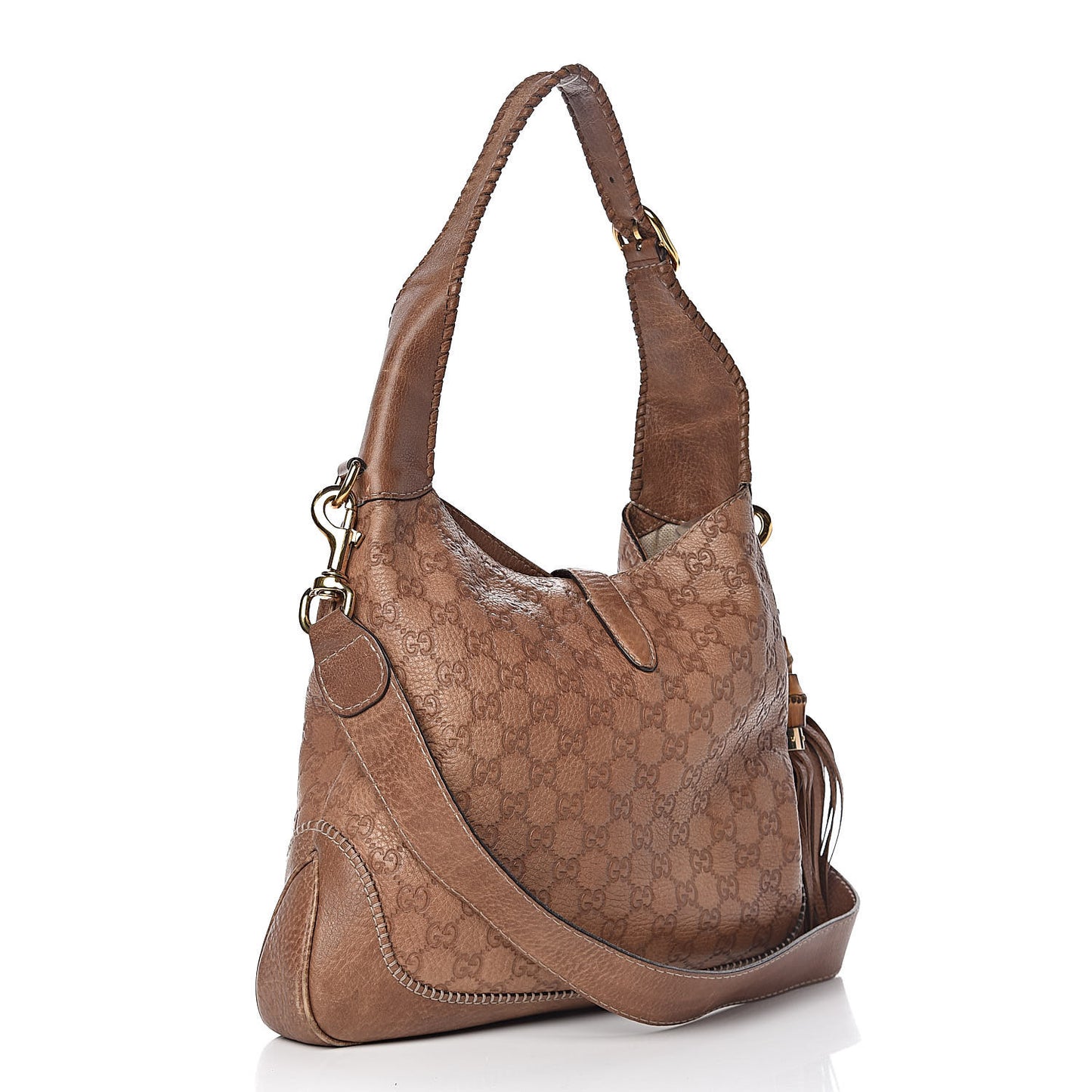 Guccissima Old Libeccio Medium New Jackie Hobo Old Naturale