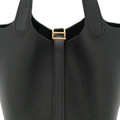 Hermes Taurillon Clemence Picotin Lock 18 PM Black 8 of 11