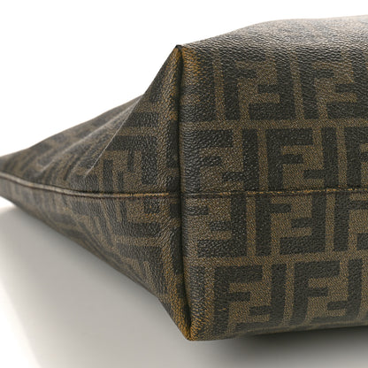 Fendi Zucca Spalmati Medium Roll Tote Tobacco Moro 9 of 19