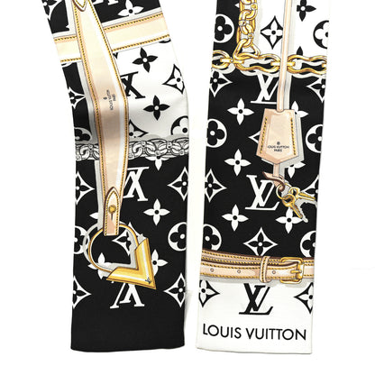 Louis Vuitton Silk Monogram Confidential Bandeau Black 2 of 4