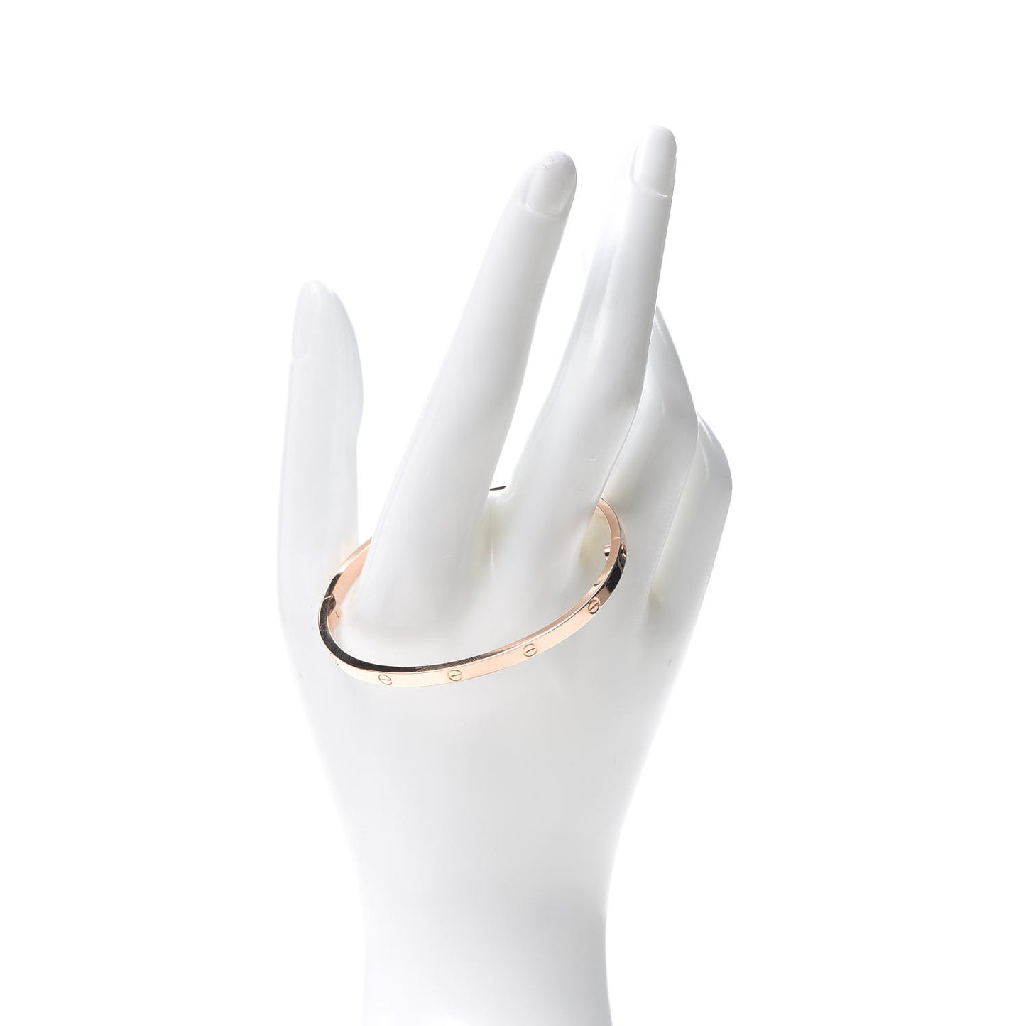 18K Pink Gold Small LOVE Bracelet 17