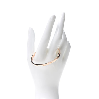 Cartier 18K Pink Gold Small LOVE Bracelet 17 2 of 7