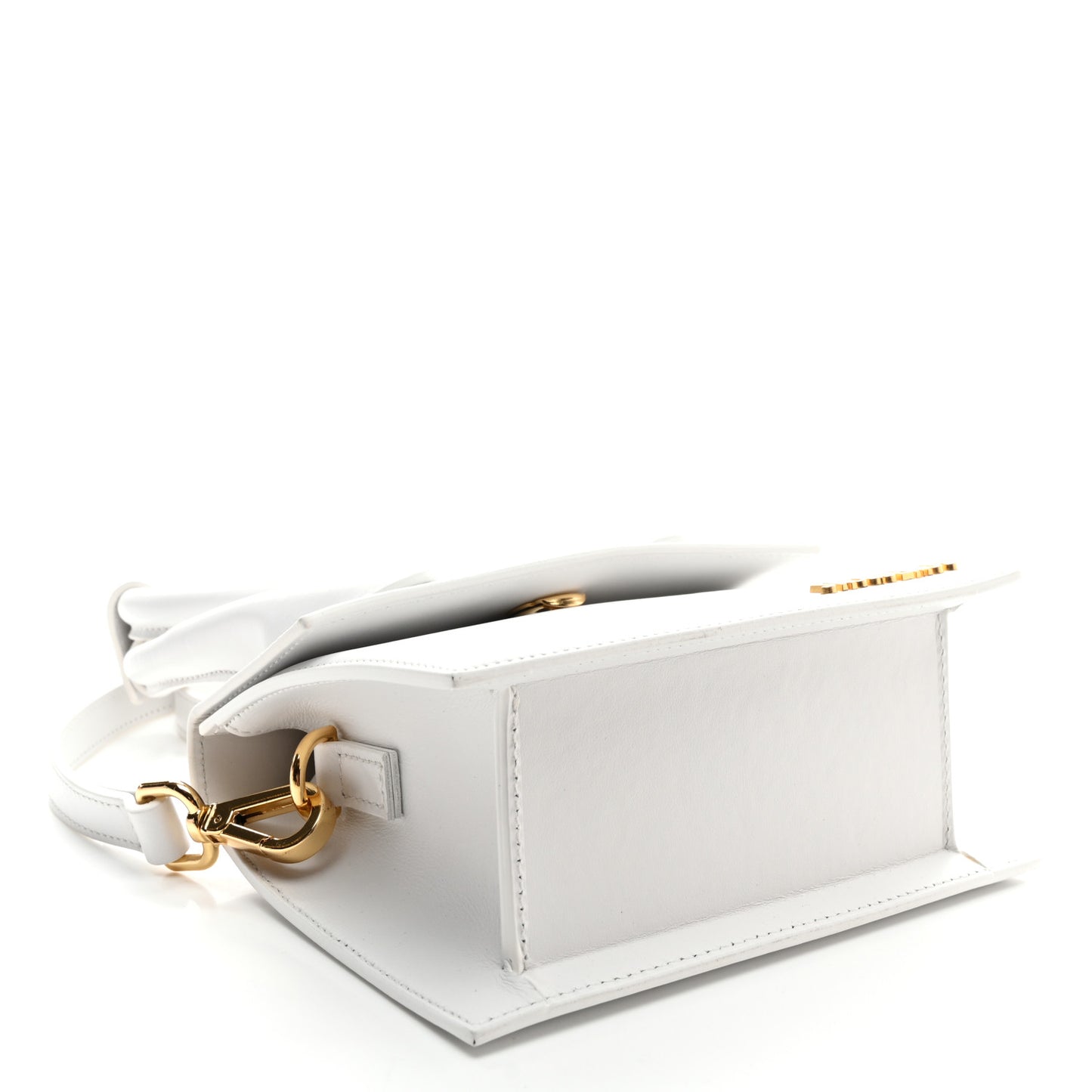 Smooth Calfskin Le Chiquito Noeud White
