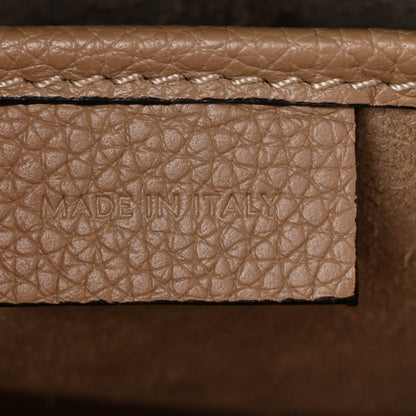 Celine Drummed Calfskin Nano Luggage Dune 7 of 11