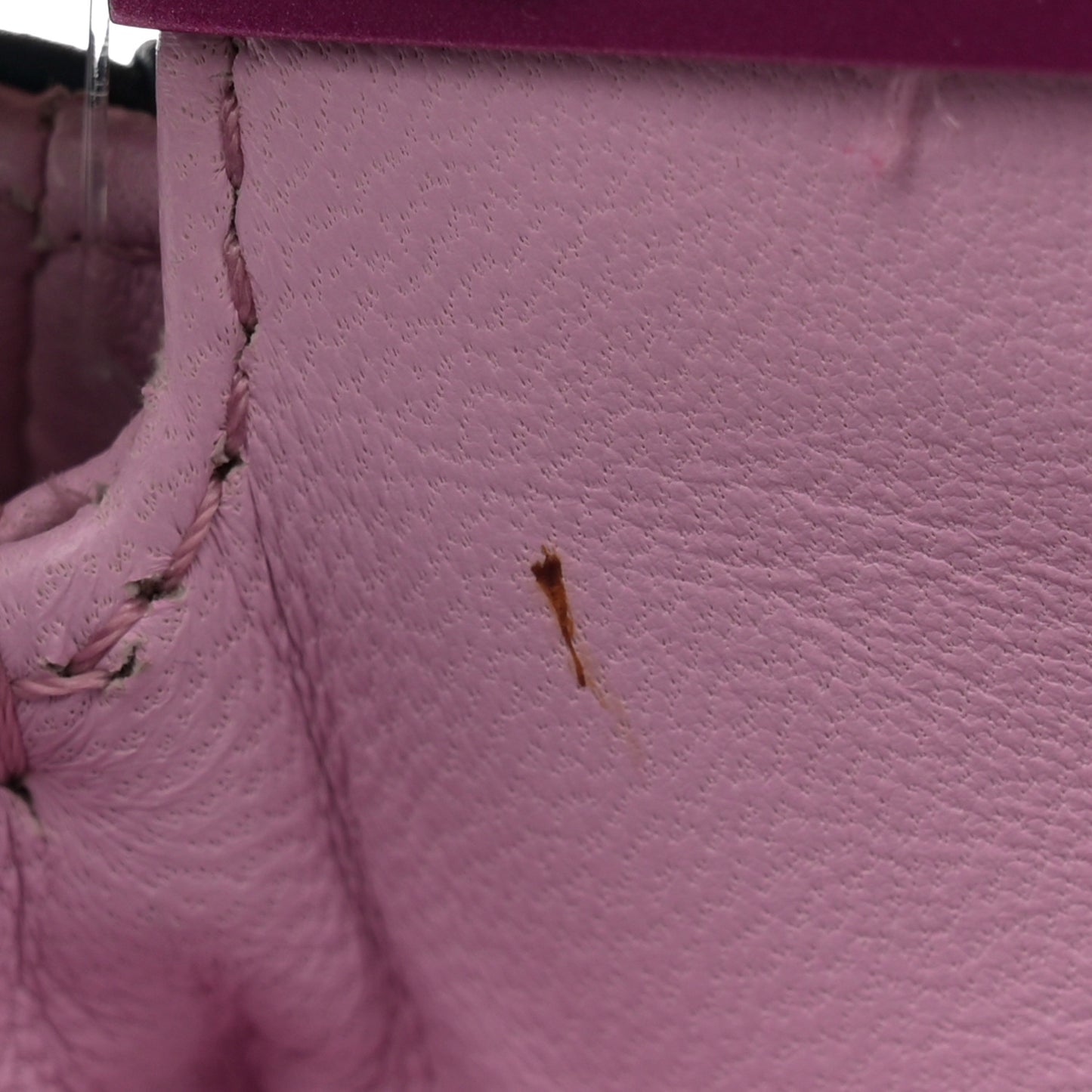 Nappa Colorblock Mini Peekaboo Iconic Satchel Iris Magenta Bubblegum