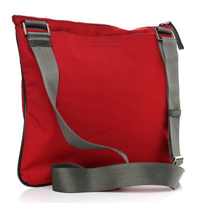 Prada Nylon Vela Sport Messenger Bag Scarlatto 3 of 16