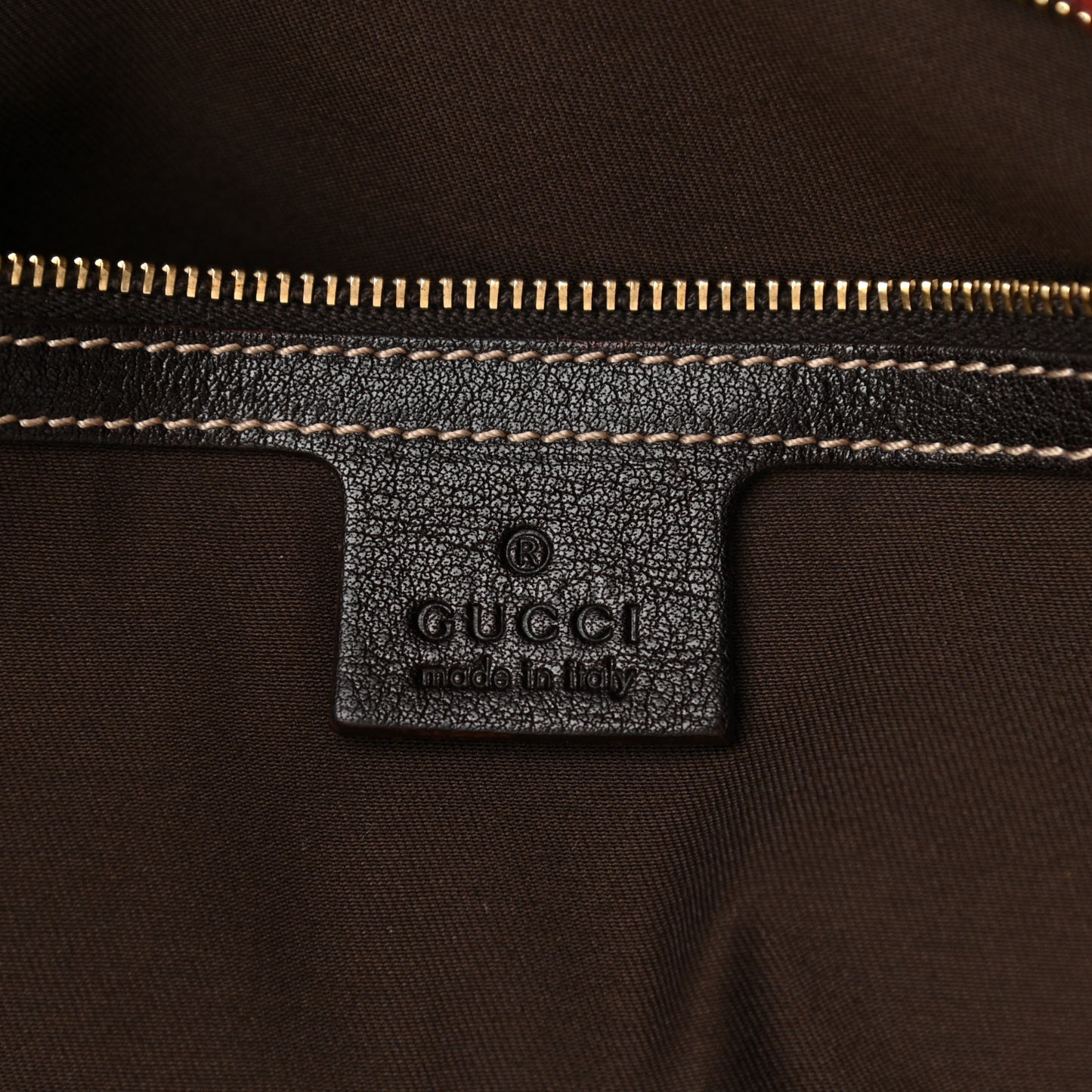 Monogram Large Positano Tote Brown