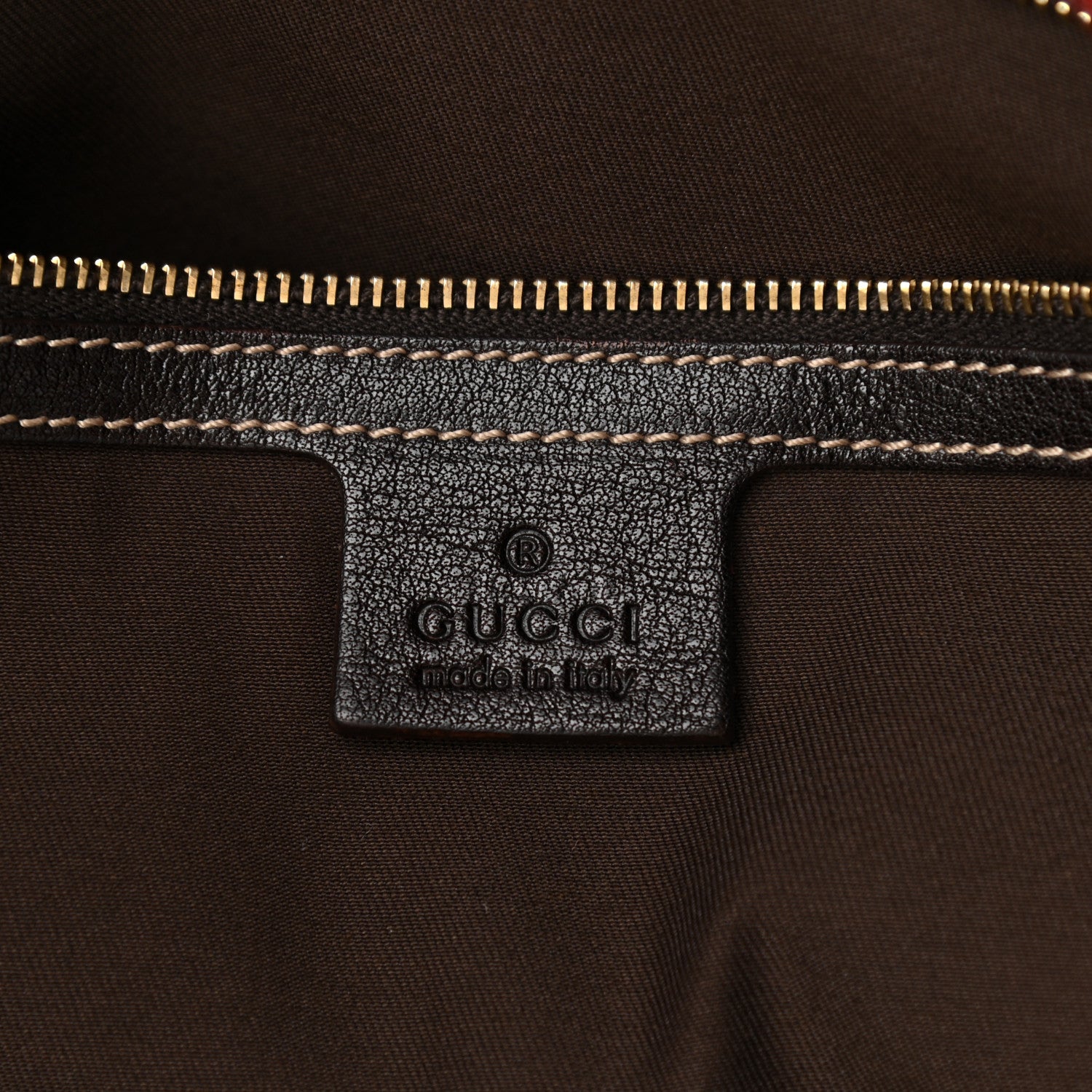 Gucci Monogram Large Positano Tote Brown 6 of 10