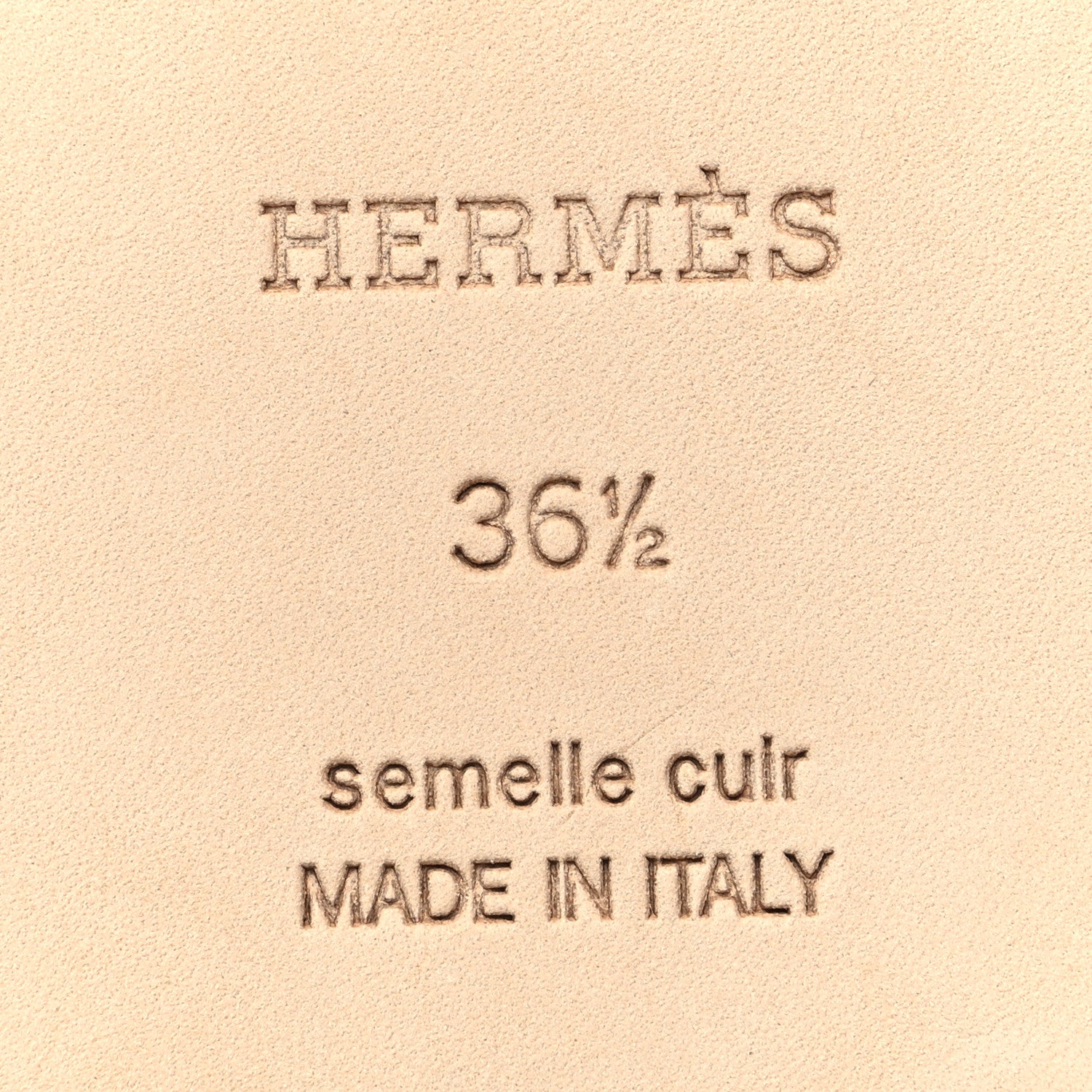 Hermes Epsom Oran Sandals 36.5 Vert Cactus 7 of 9
