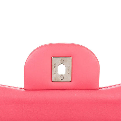 Chanel Lambskin Quilted Jumbo Double Flap Pink 6 of 8