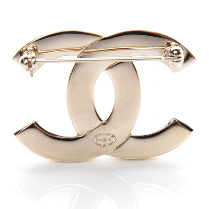 Chanel Crystal CC Pharrell Brooch Gold 4 of 5