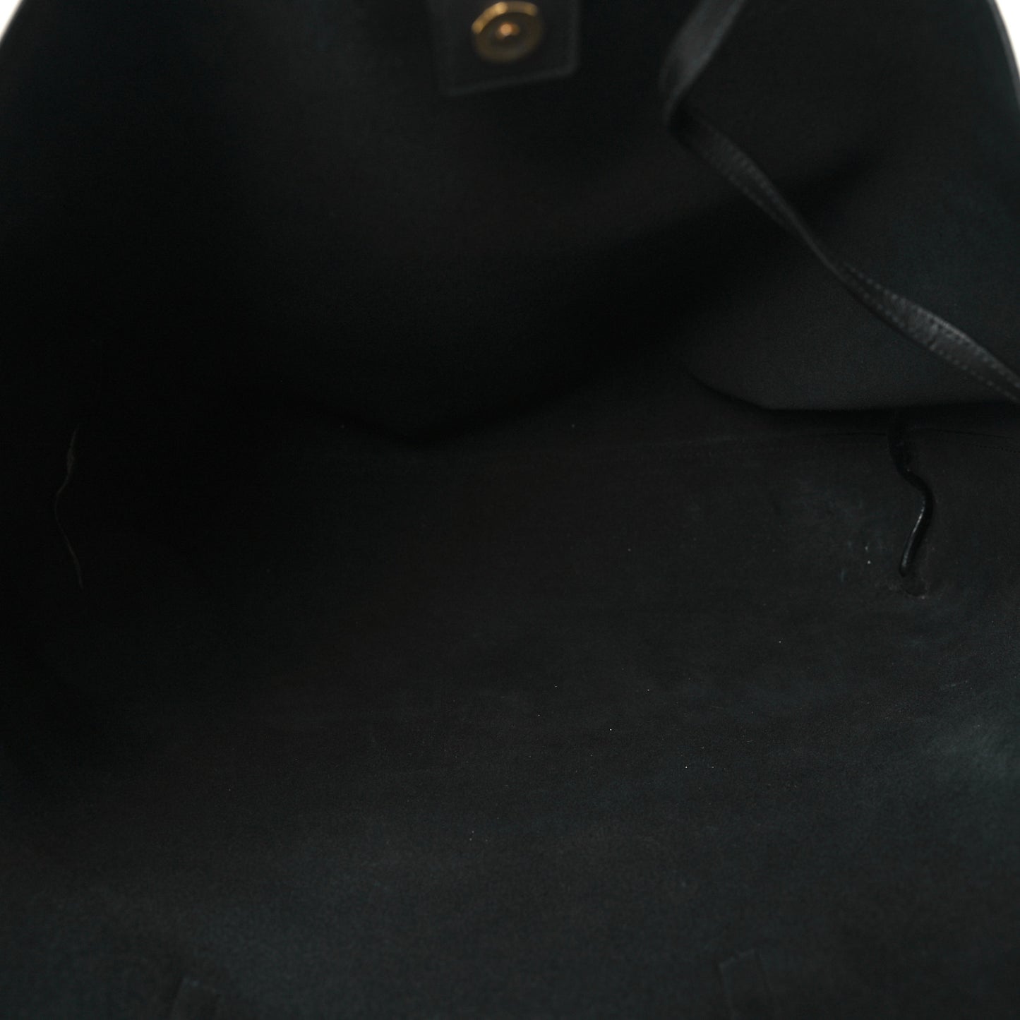Calfskin Large Shopping Tote Black