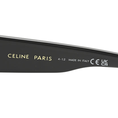Celine Acetate Polarized Square Sunglasses CL40219I Black 7 of 8