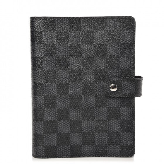 Damier Graphite Medium Ring Agenda Cover