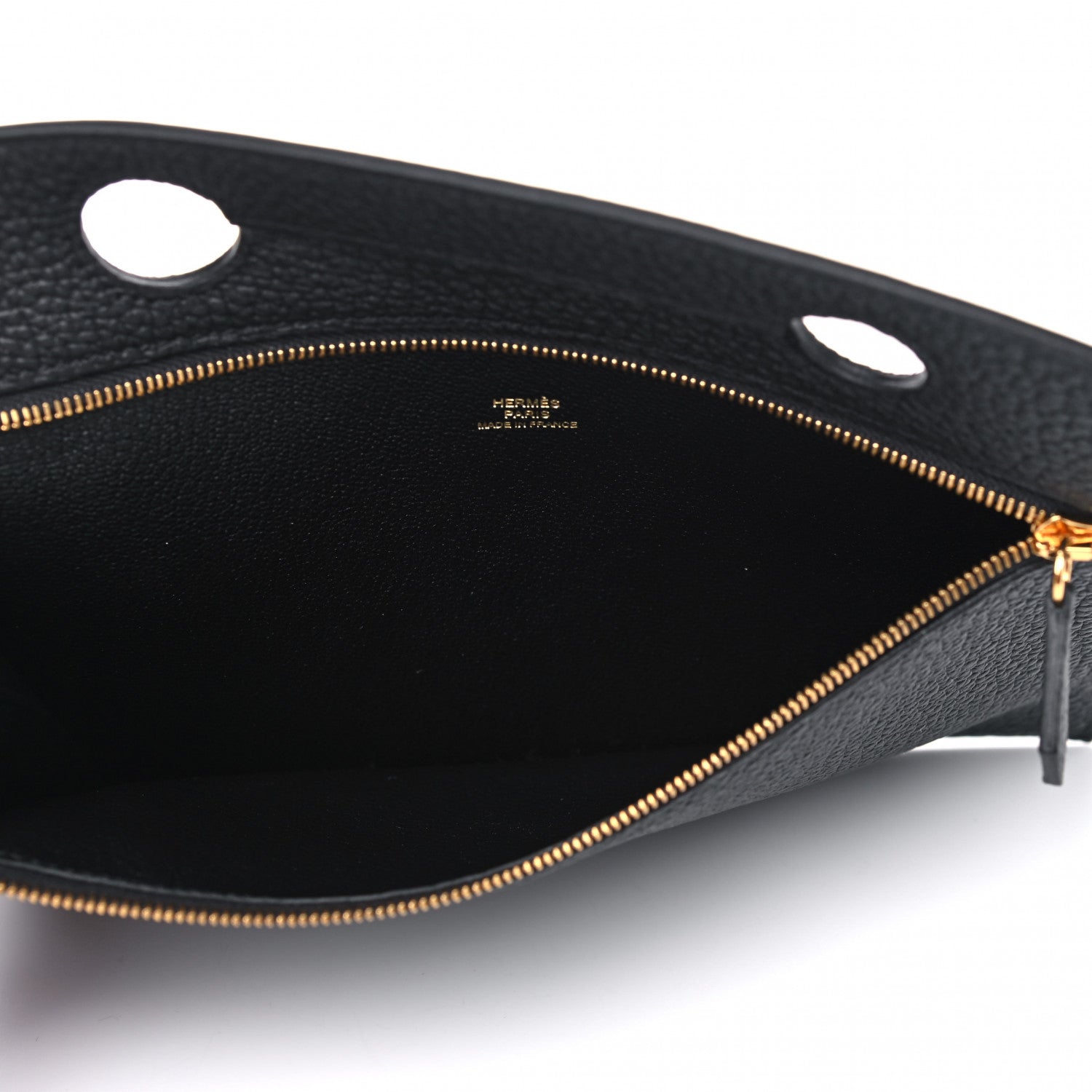 Hermes Togo Backpocket Pouch 30 Black 4 of 4