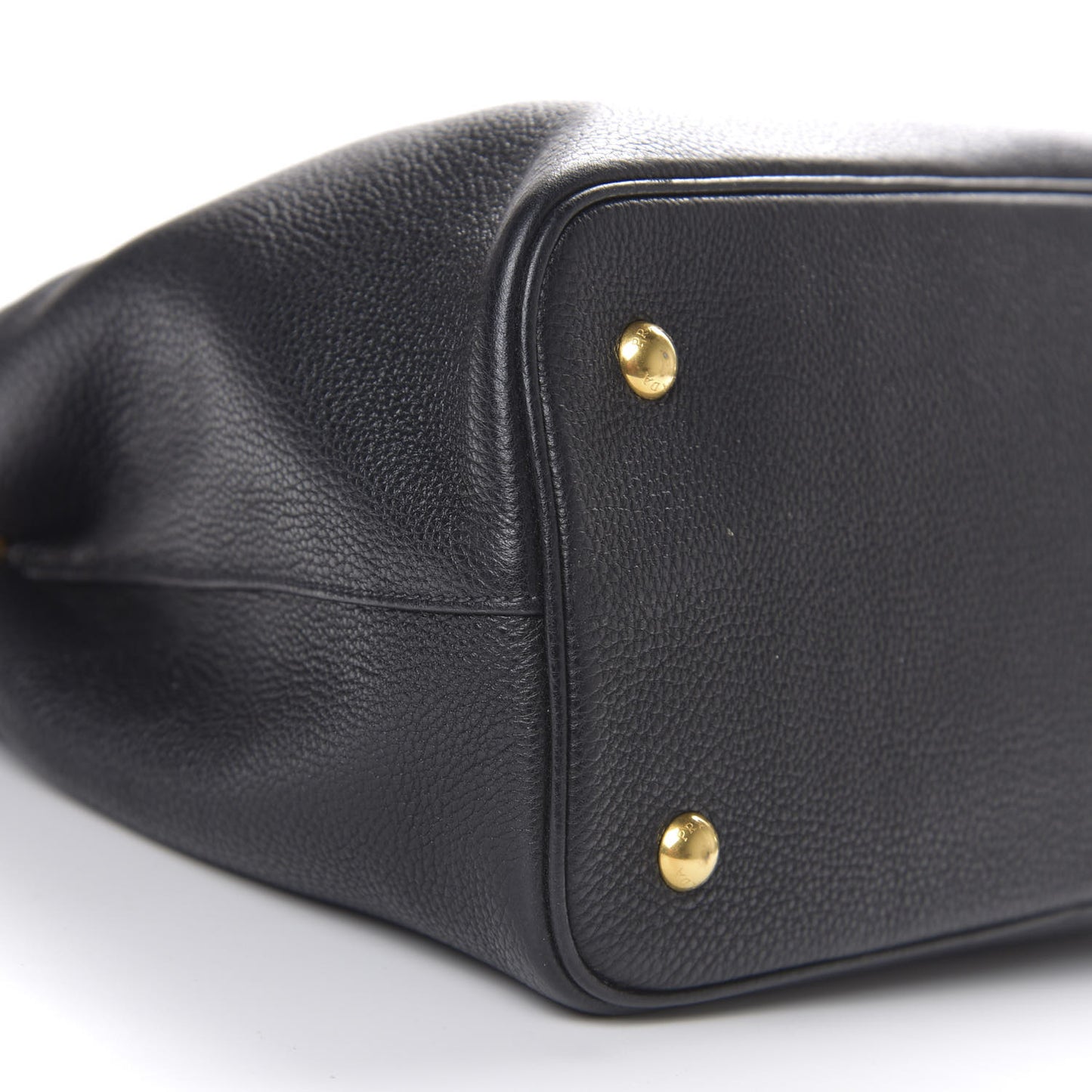 Vitello Daino Tote Black