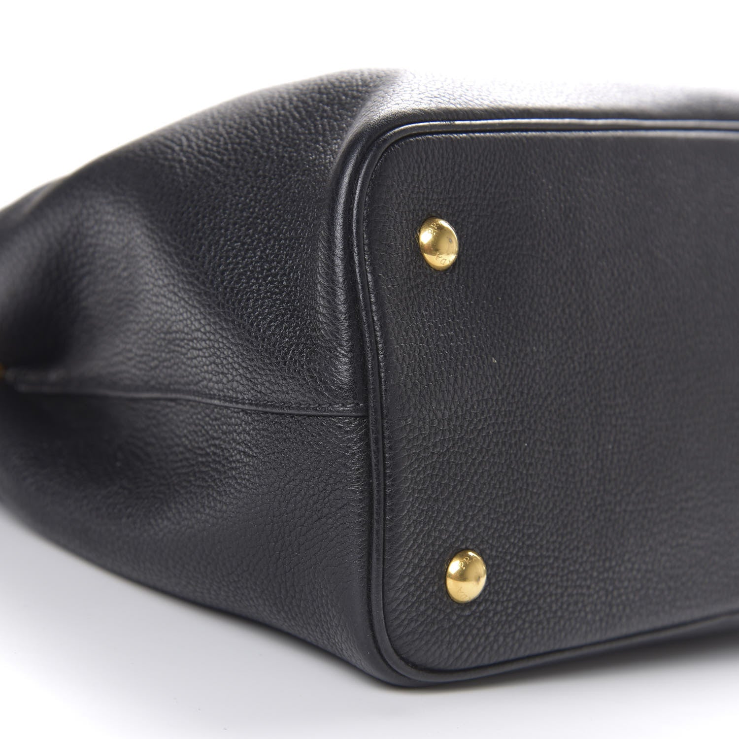 Prada Vitello Daino Tote Black 5 of 8
