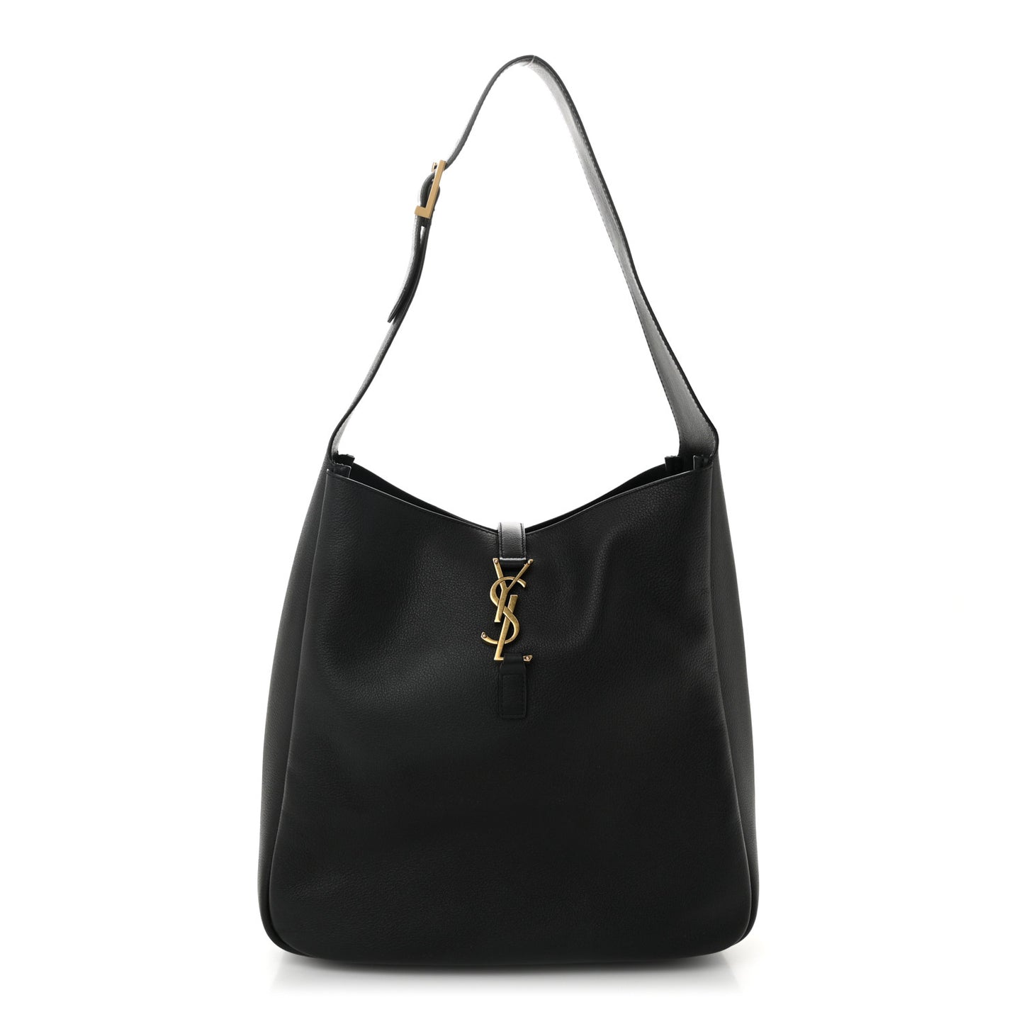 Supple Calfskin Large Le 5 A 7 Soft Hobo Black