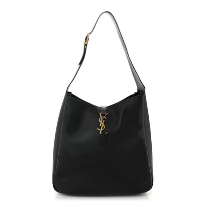 Saint Laurent Supple Calfskin Large Le 5 A 7 Soft Hobo Black 1 of 10