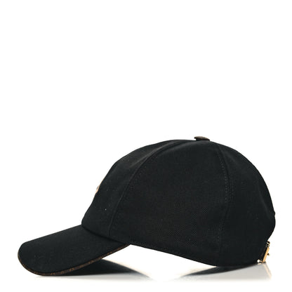 Louis Vuitton Monogram Cotton Jacquard Embroidered LV Day Cap L Black 6 of 9