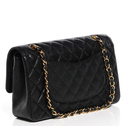 Chanel Caviar Quilted Medium Double Flap Black 3 of 8