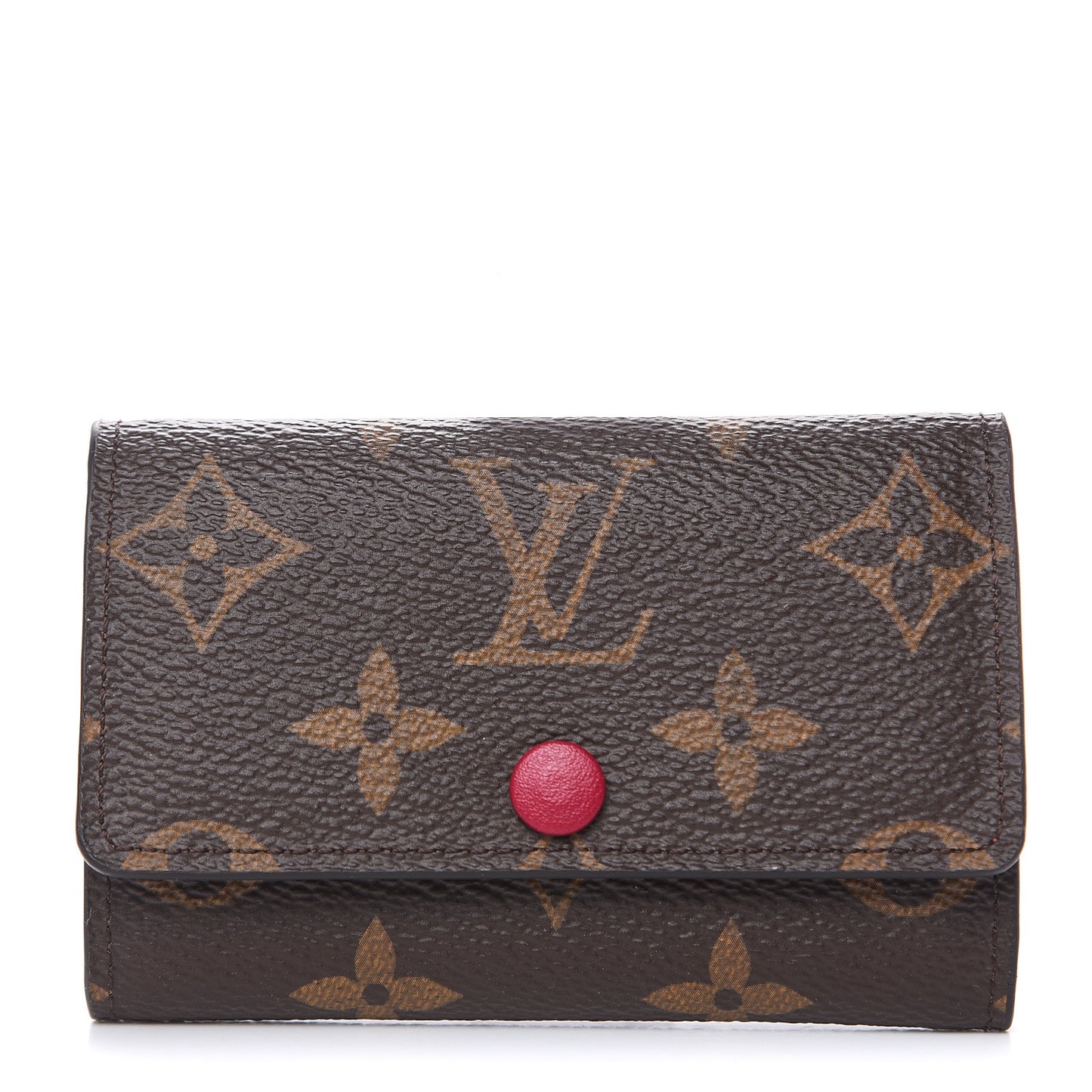Monogram 6 Key Multicles Holder Fuchsia