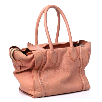 Celine Pebbled Calfskin Mini Luggage Pink 2 of 28
