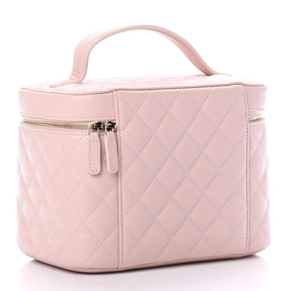 Chanel Caviar Quilted Large Vanity Pouch Light Pink 2 of 4