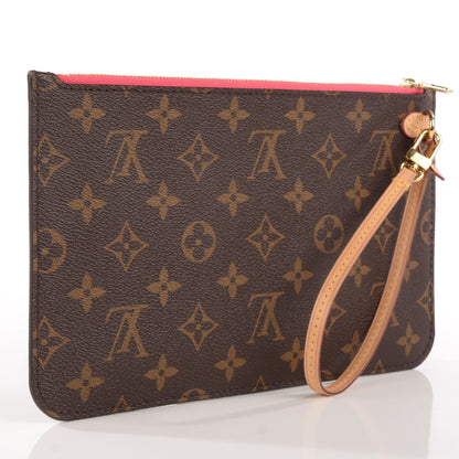 Louis Vuitton Monogram Neverfull MM GM Pochette Grenade 3 of 7