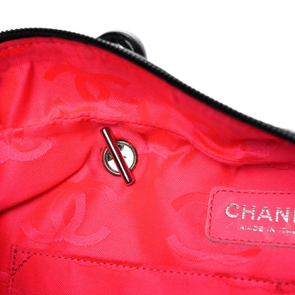 Chanel Calfskin Quilted Large Cambon Multipocket Reporter Black White 17 of 25