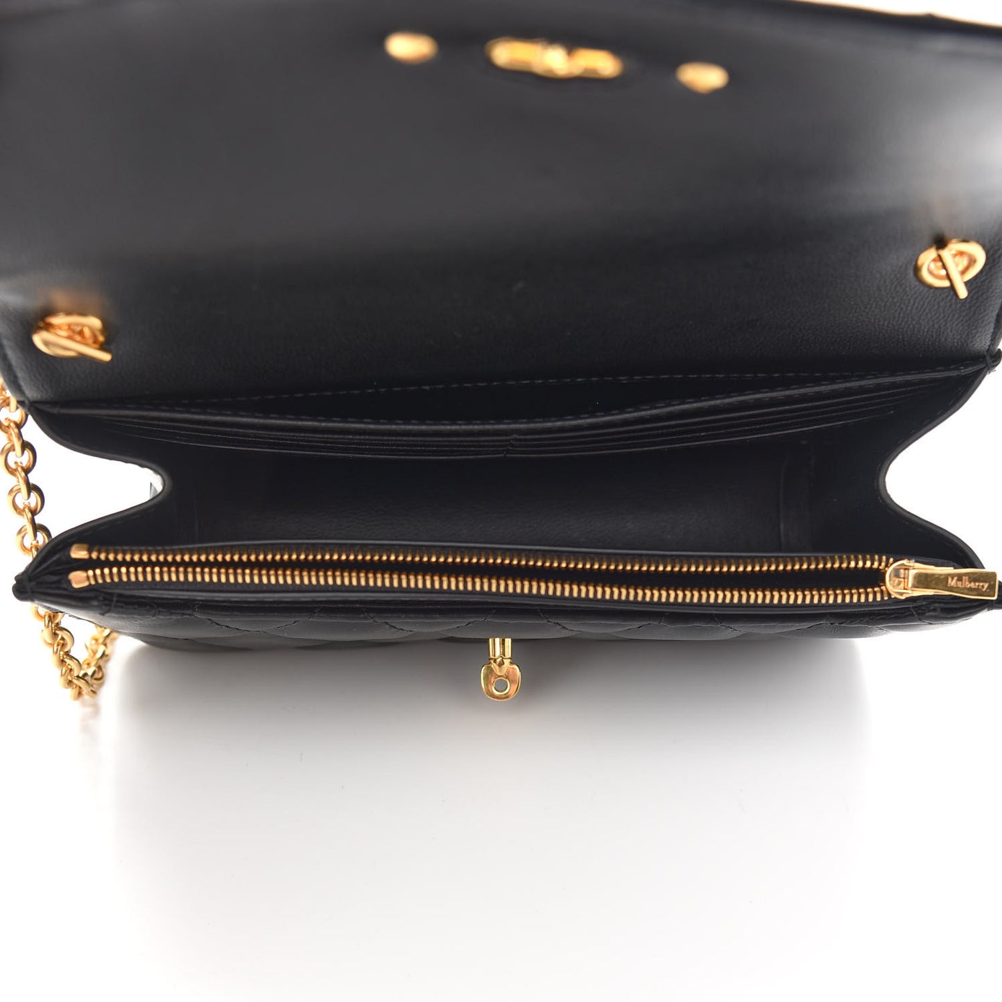 Small Quilted Calfskin Small Darley Black