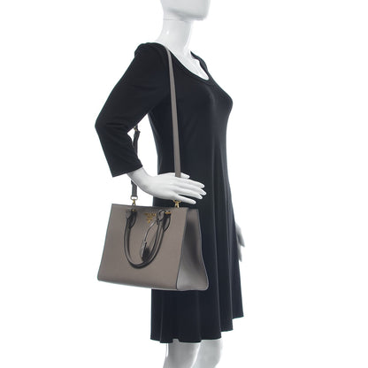 Prada Saffiano Soft Calf Tote Argilla 2 of 8