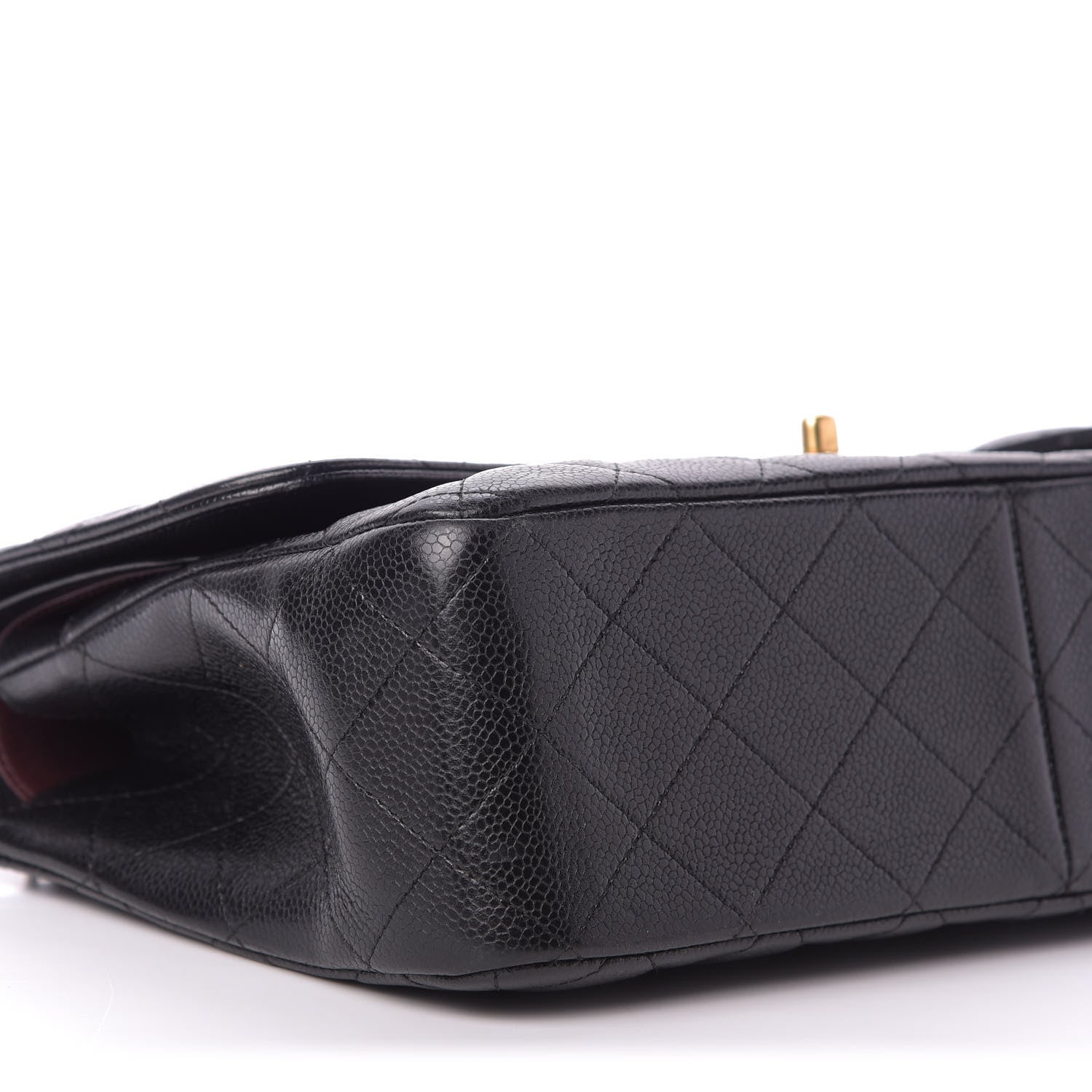Chanel Caviar Quilted Jumbo Double Flap Black 6 of 9