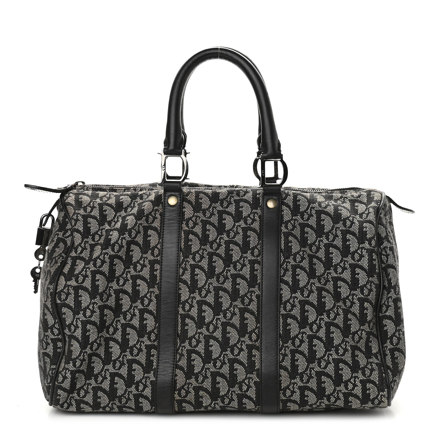 Christian Dior Monogram Boston Navy Blue 1 of 9