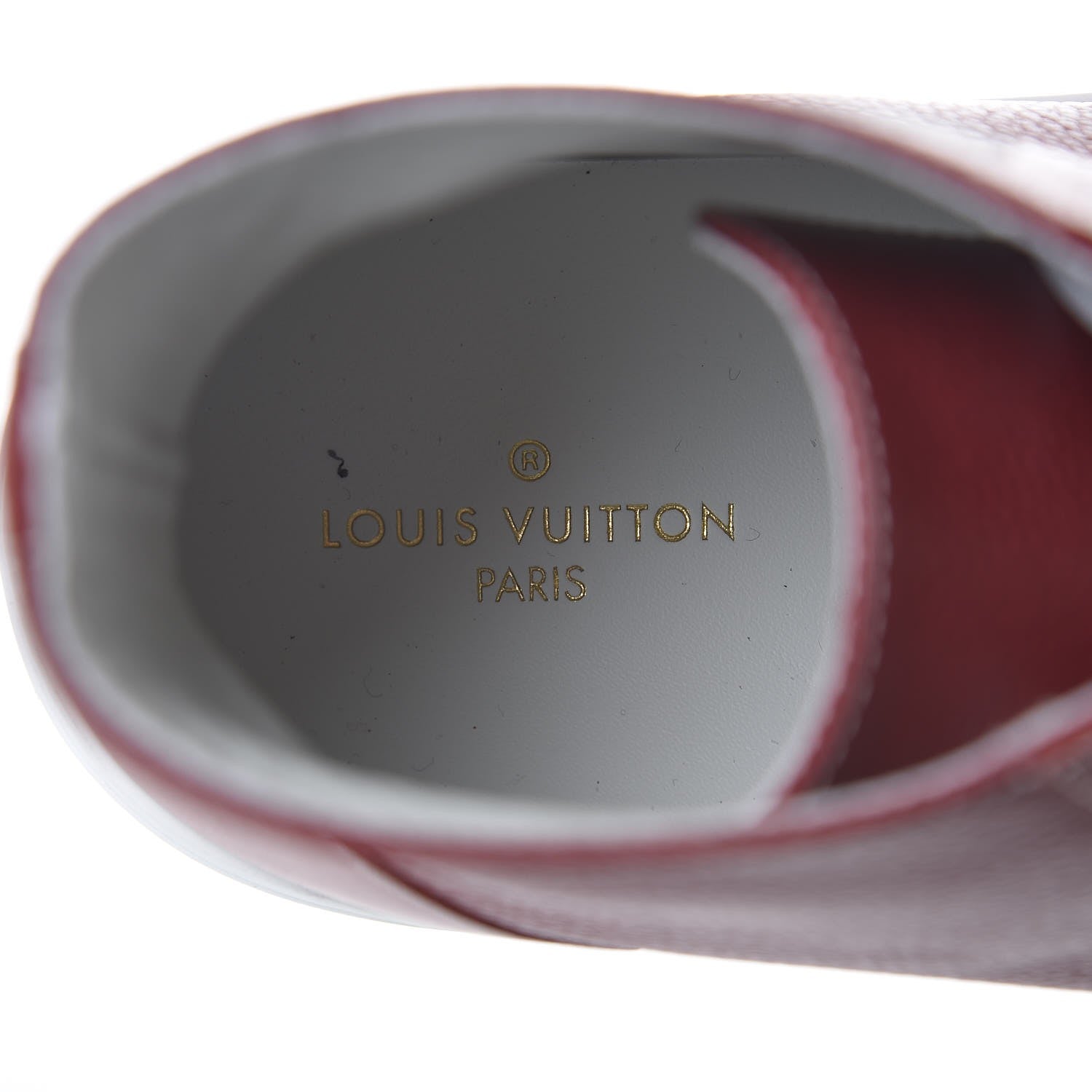 Louis Vuitton Calfskin Tattoo Sneakers Boot 10 Red 7 of 12