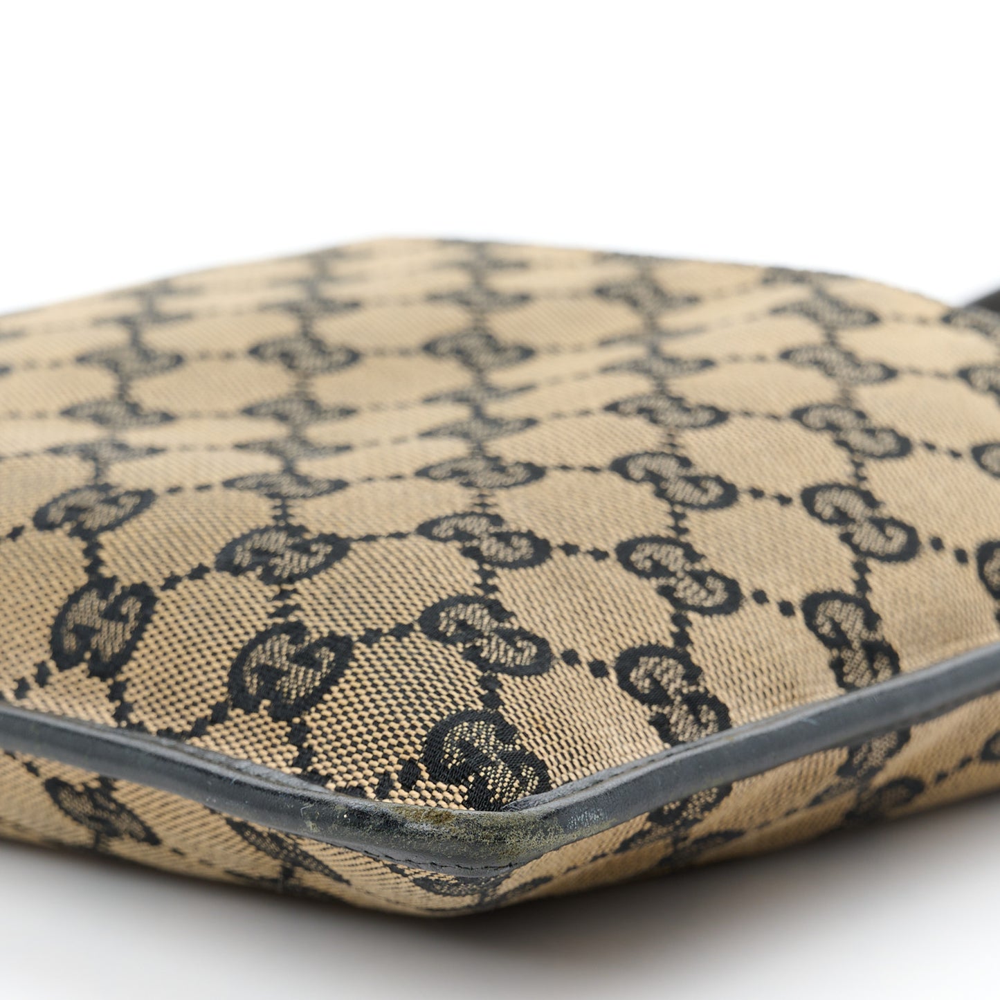 Monogram Messenger Crossbody Bag Dark Brown