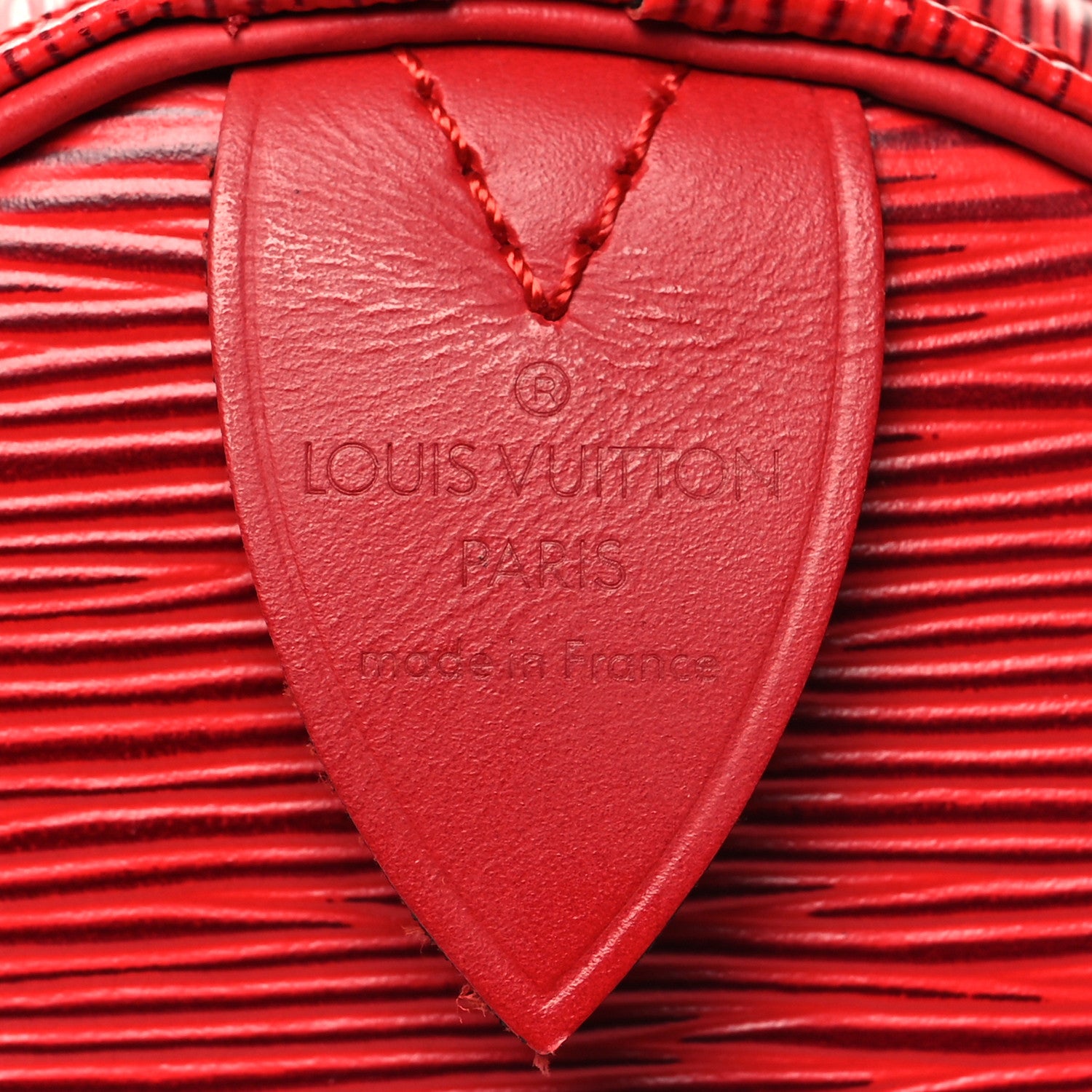 Louis Vuitton Epi Speedy 30 Castillan Red 6 of 11